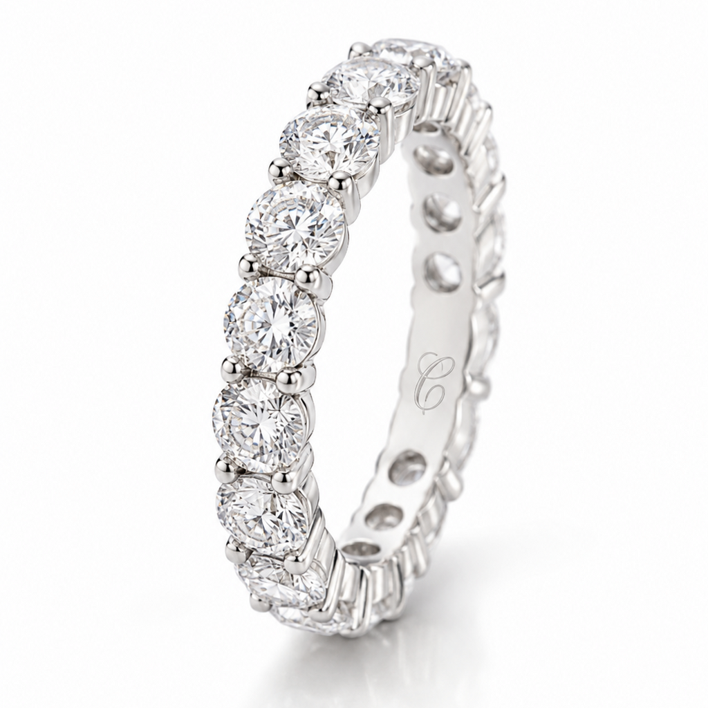 Round Brilliant Cut Eternity Ring