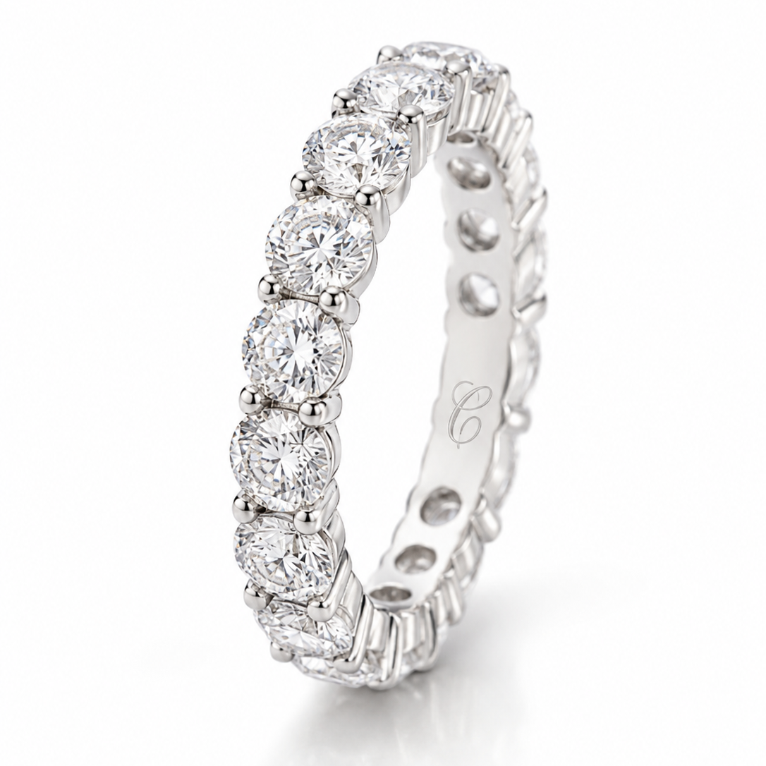 Round Brilliant Cut Eternity Ring