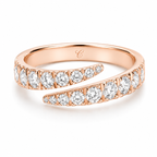 Snake Band Diamanten Ring