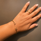 The Cha Bangle – Your Two-Initial Pavé Statement