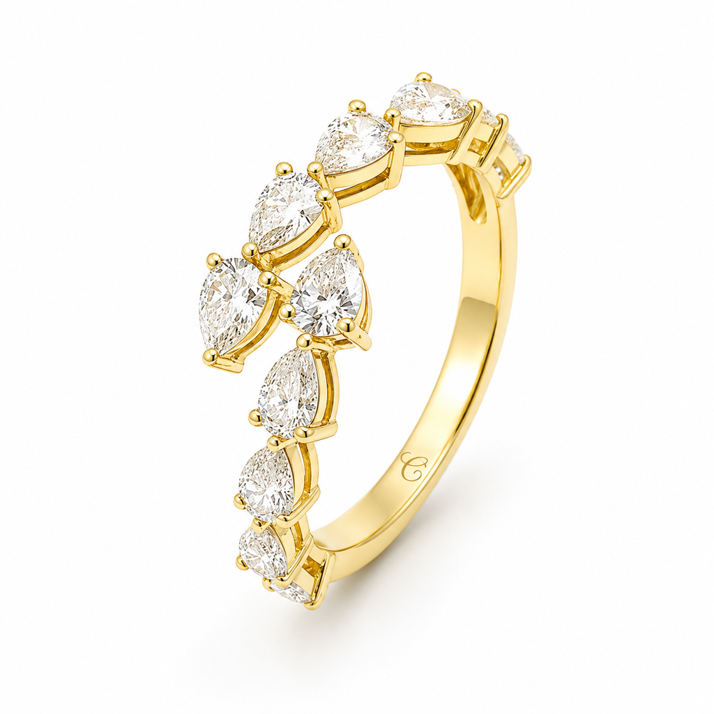Peer Elegance Diamanten Ring