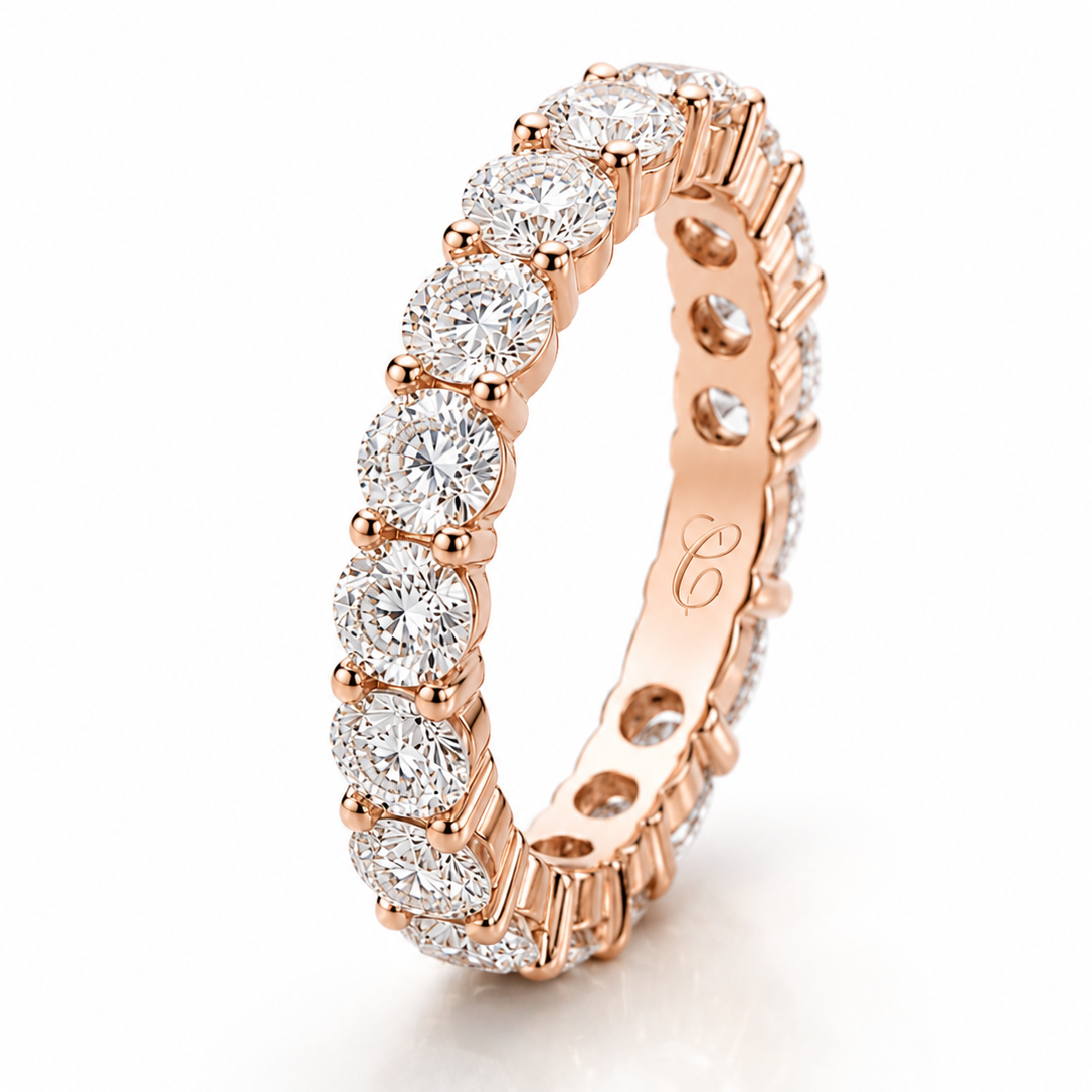 Round Brilliant Cut Eternity Ring