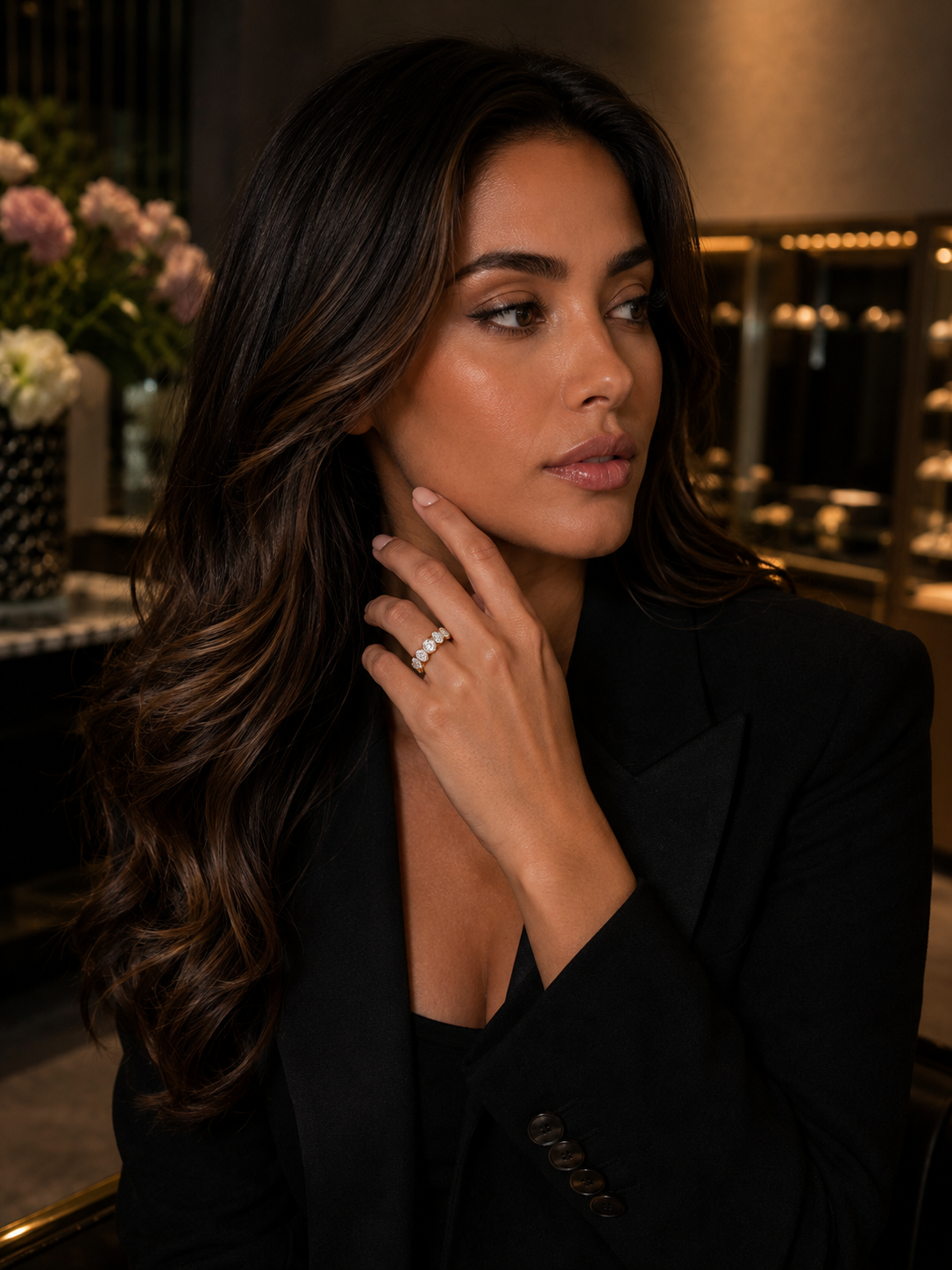 Oval Cut Eternity Ring