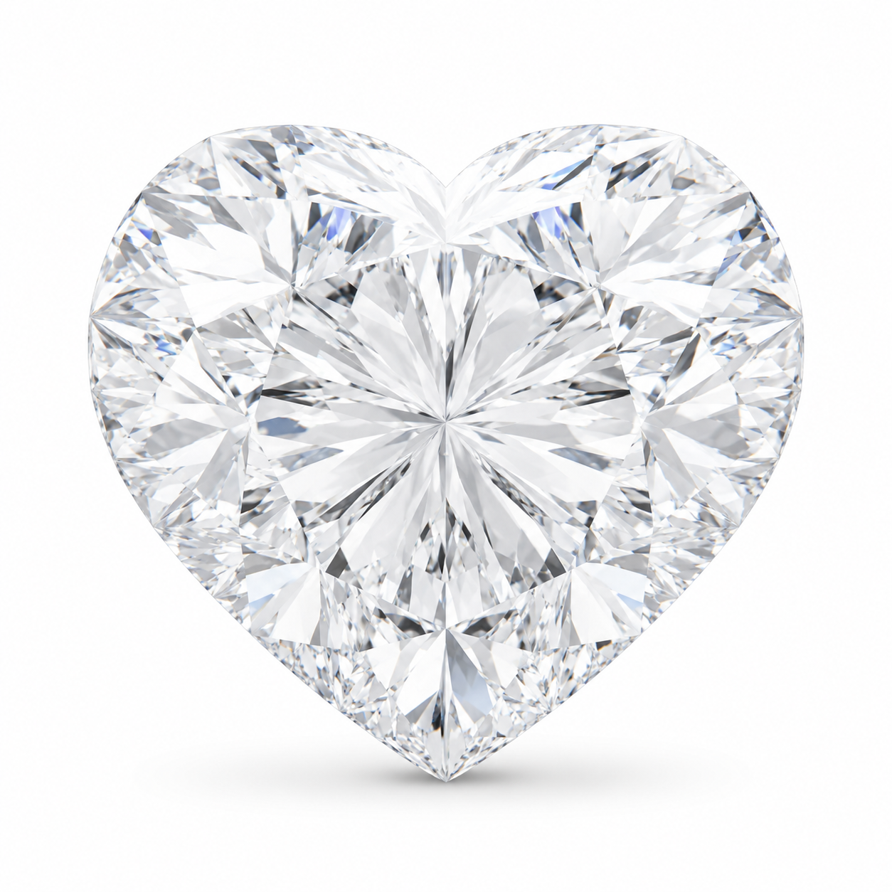 Hartvormig geslepen losse lab-grown diamant topkwaliteit D-kleur VS VVS van Cha Diamonds