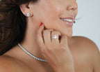 Eternal Round Diamond Stud Earrings (Pair)