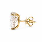 Pear Diamond Stud Earrings (Pair)