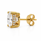 Eternal Round Diamond Stud Earrings (Pair)