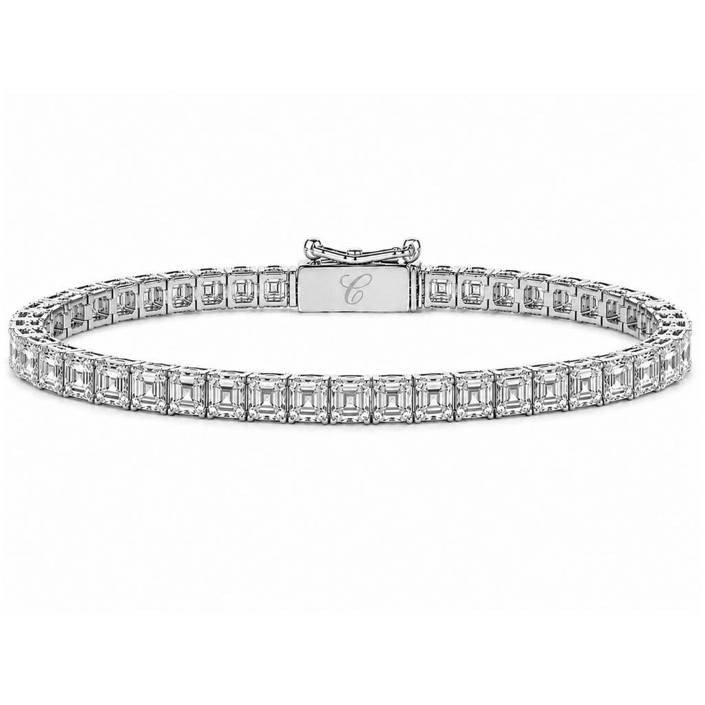 Amsterdam Heritage Asscher Tennis Armband Cha Diamonds