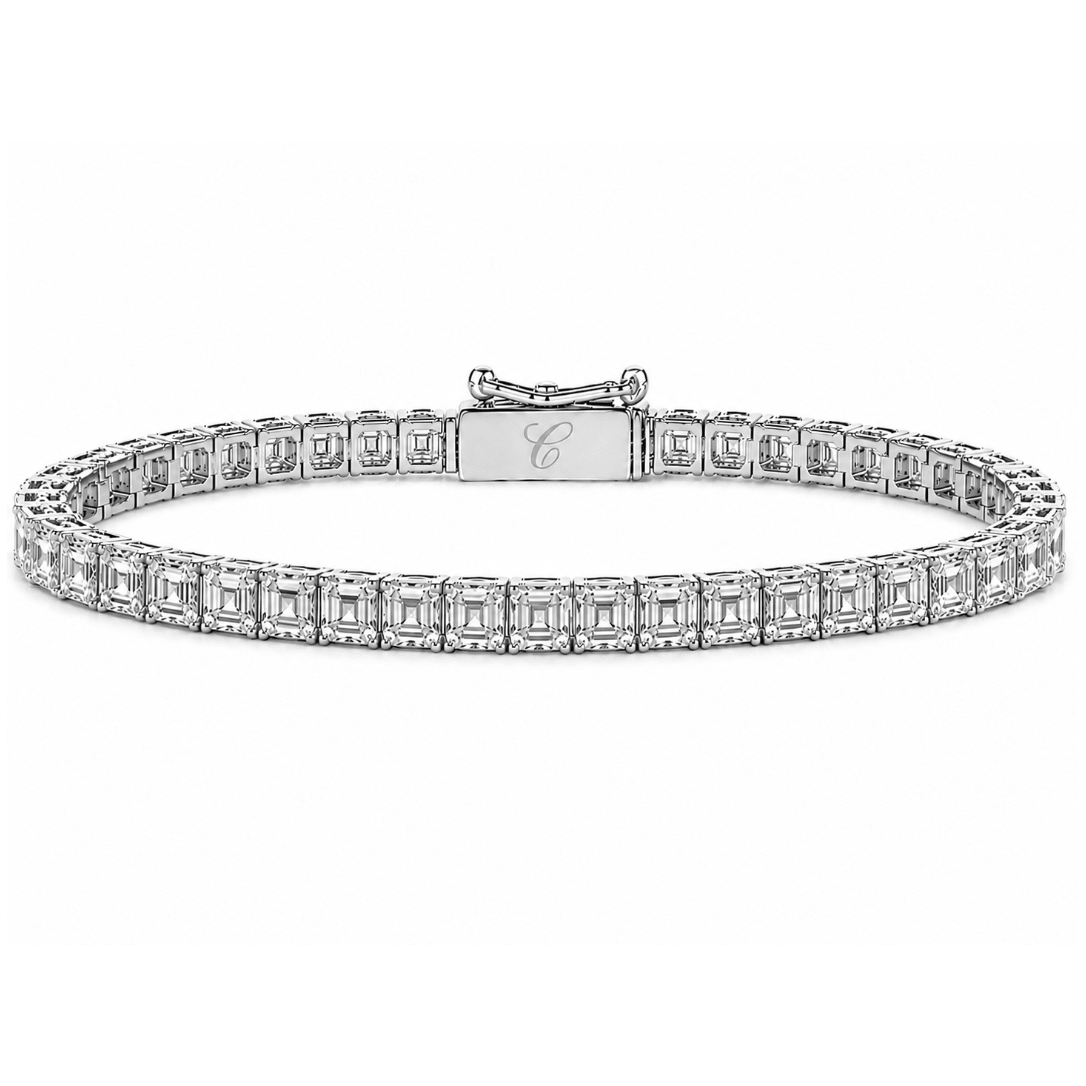 Amsterdam Heritage Asscher Tennis Armband Cha Diamonds
