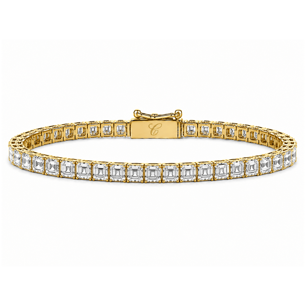 Amsterdam Heritage Asscher Tennis Armband Cha Diamonds