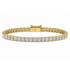 Amsterdam Heritage Asscher Tennis Armband Cha Diamonds
