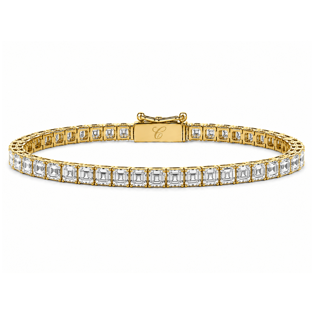 Amsterdam Heritage Asscher Tennis Armband Cha Diamonds