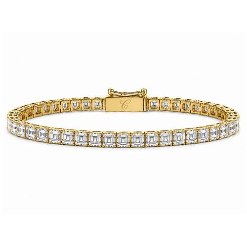 Amsterdam Heritage Asscher Tennis Armband Cha Diamonds