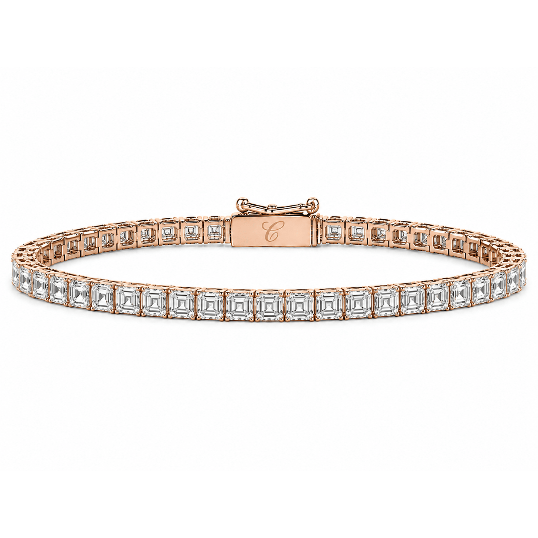 Amsterdam Heritage Asscher Tennis Armband Cha Diamonds