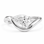 Angled Pear Diamond Ring fine - jewelry Cha Diamonds
