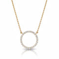 Circle Diamond Pendant Cha Diamonds