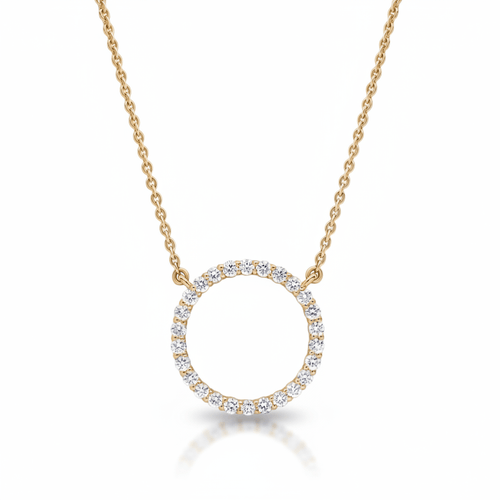 Circle Diamond Pendant Cha Diamonds