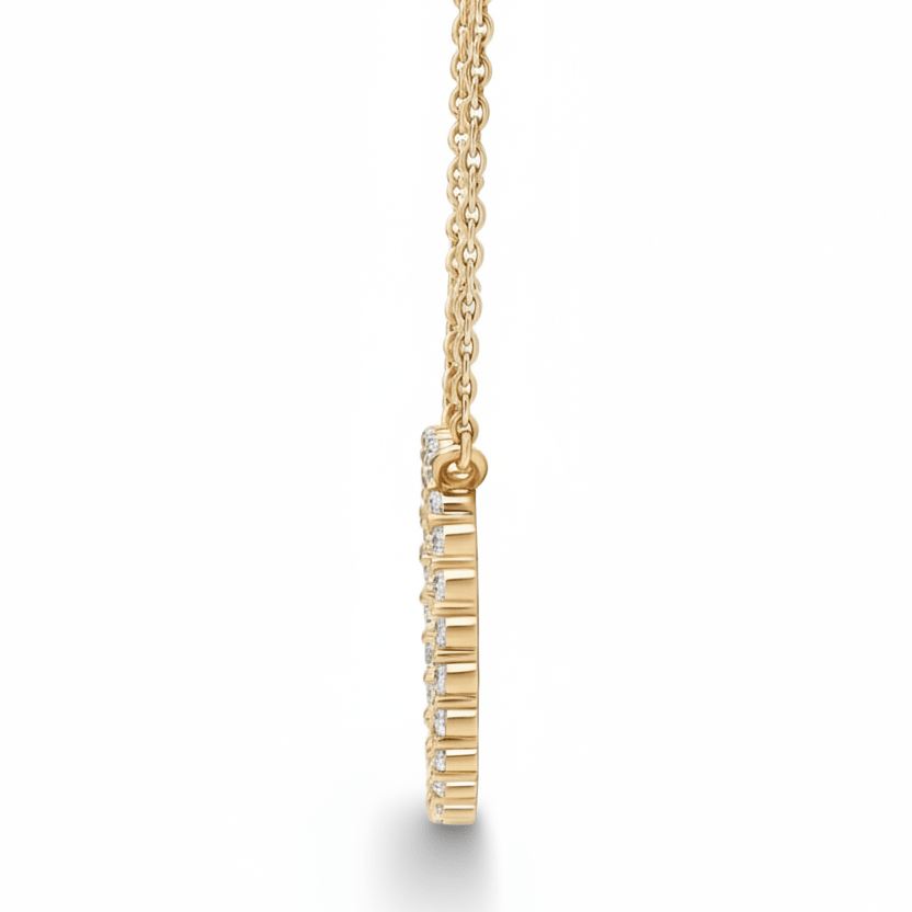 Circle Diamond Pendant Cha Diamonds