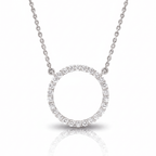 Circle Diamond Pendant Cha Diamonds