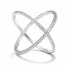 Crossover Ring fine-jewelry Cha Diamonds