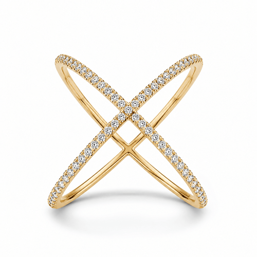 Crossover Ring fine-jewelry Cha Diamonds