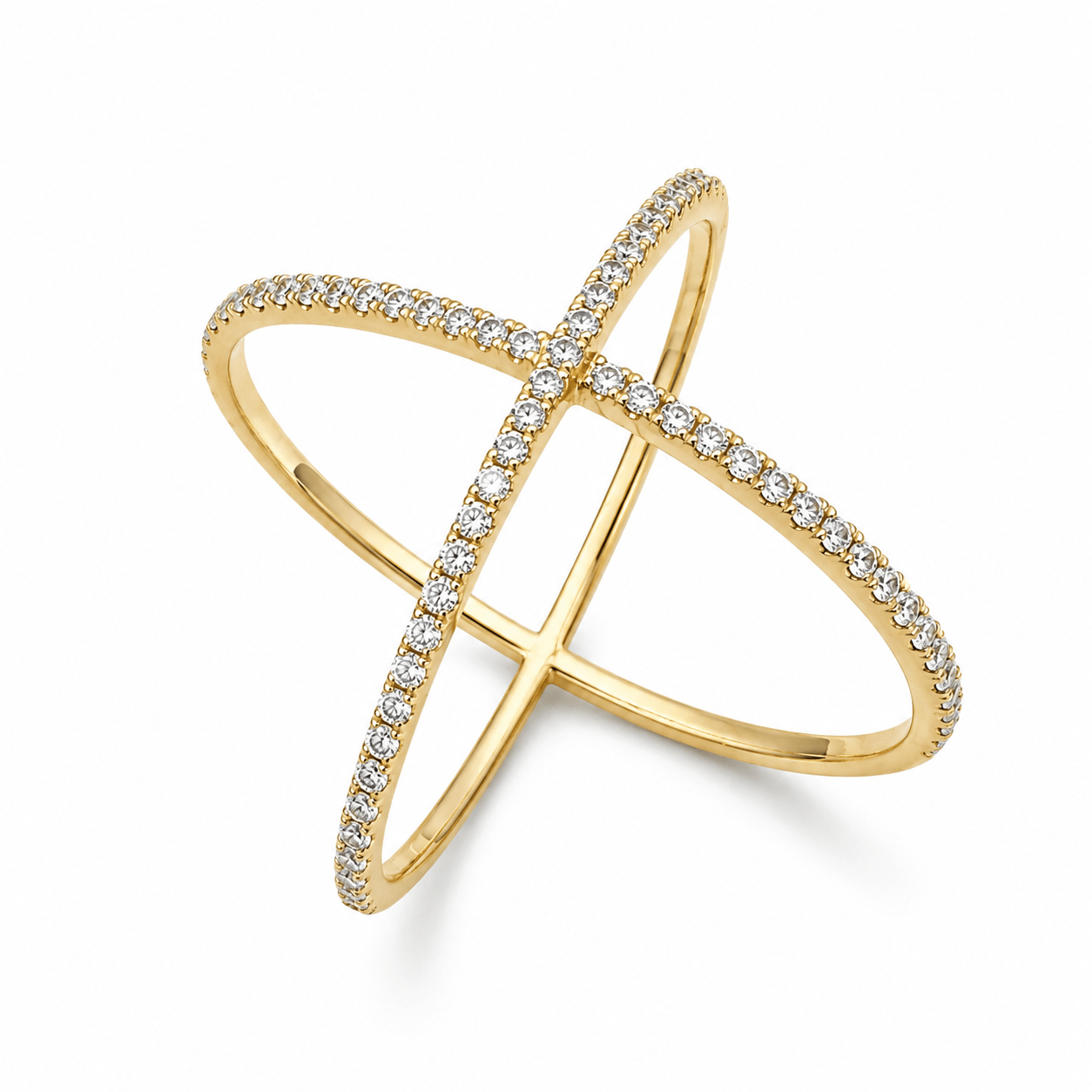 Crossover Ring fine-jewelry Cha Diamonds