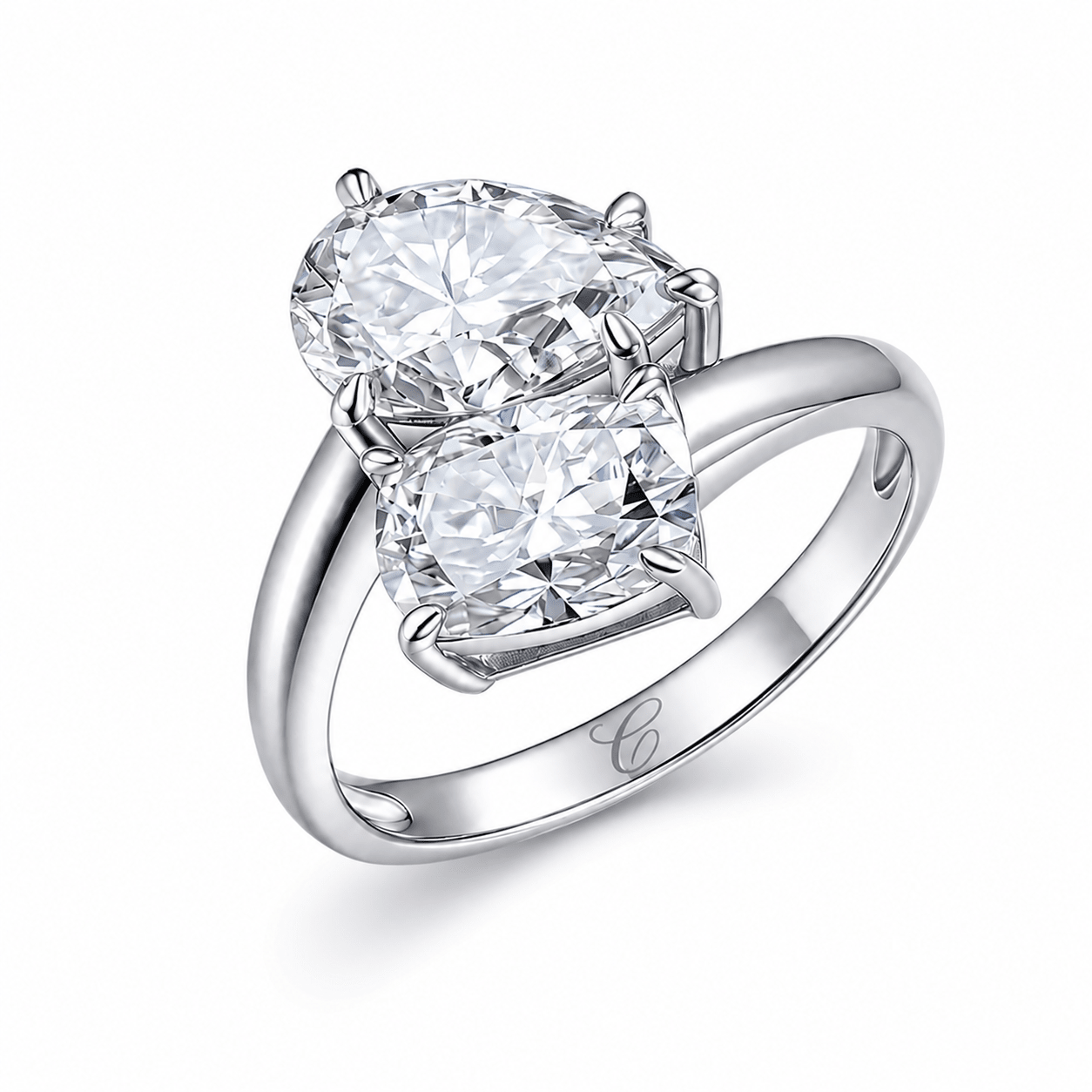 De Dual Diamond Ring fine - jewelry Cha Diamonds