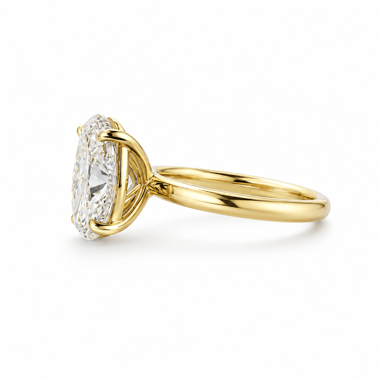 De Eternal Oval Solitaire Ring fine-jewelry Cha Diamonds