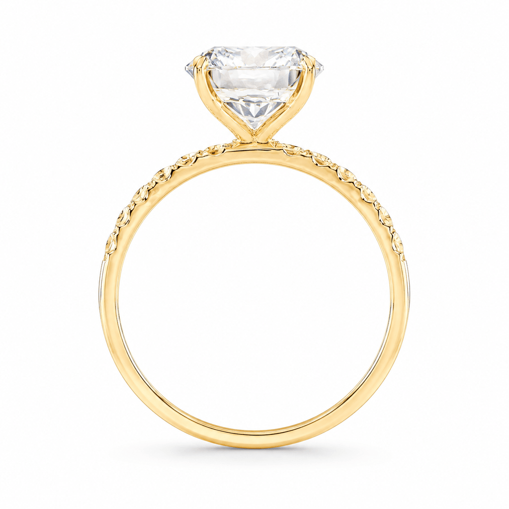 De Pavé Solitaire Ring Verlovingsring Cha Diamonds