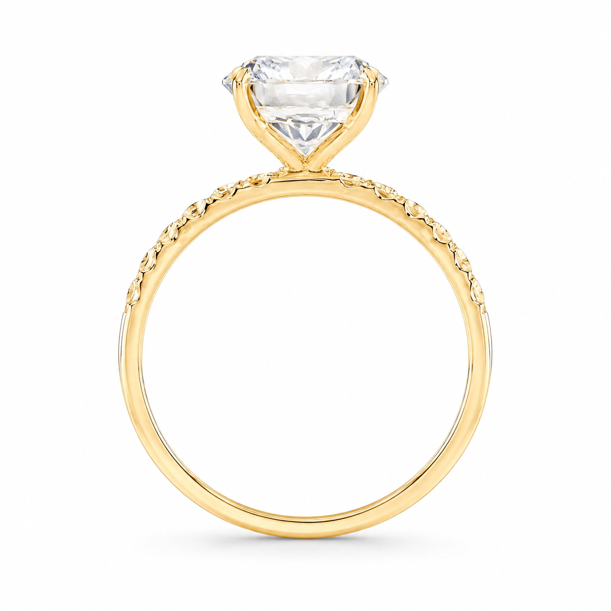 De Pavé Solitaire Ring Verlovingsring Cha Diamonds