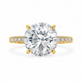 De Pavé Solitaire Ring Verlovingsring Cha Diamonds