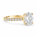De Pavé Solitaire Ring Verlovingsring Cha Diamonds