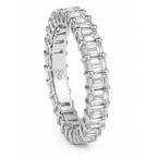 Emerald Cut Eternity Ring fine - jewelry Cha Diamonds