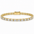 Emerald Cut Tennis Armband (Horizontaal) Cha Diamonds