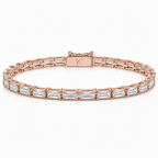 Emerald Cut Tennis Armband (Horizontaal) Cha Diamonds