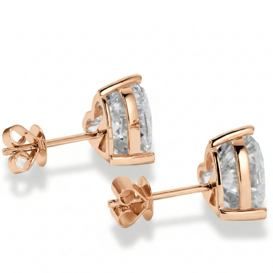 Eternal Heart Diamond Stud Earrings (Pair) fine - jewelry Cha Diamonds