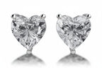 Eternal Heart Diamond Stud Earrings (Pair) fine - jewelry Cha Diamonds
