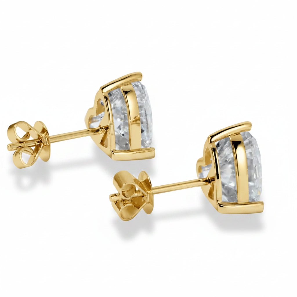 Eternal Heart Diamond Stud Earrings (Pair) fine - jewelry Cha Diamonds