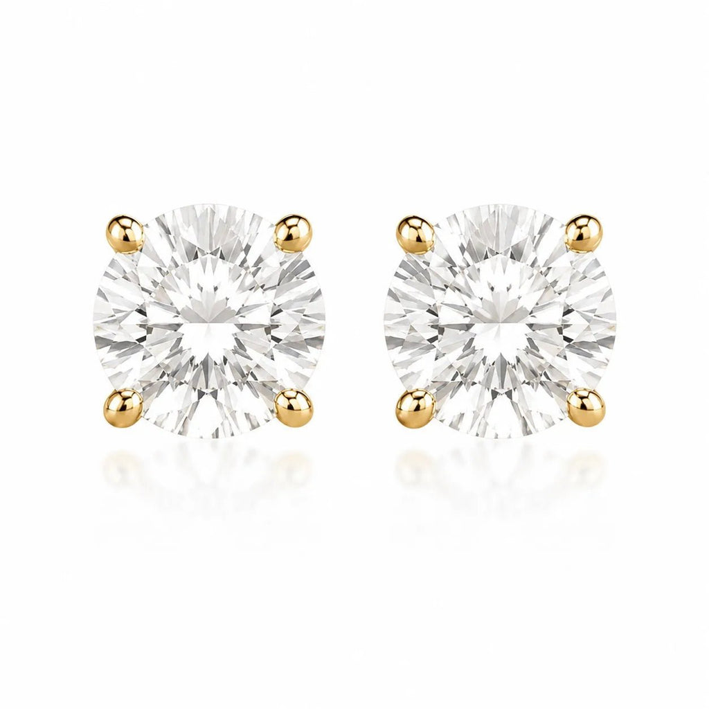 Eternal Round Diamond Stud Earrings (Pair) fine-jewelry Cha Diamonds