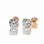 Eternal Round Diamond Stud Earrings (Pair) fine-jewelry Cha Diamonds