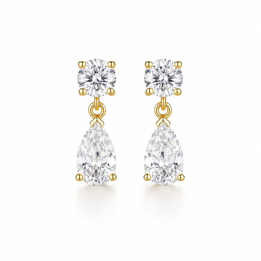 Flow Diamond Drop Earrings (Pair) fine-jewelry Cha Diamonds