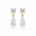 Flow Diamond Drop Earrings (Pair) fine-jewelry Cha Diamonds