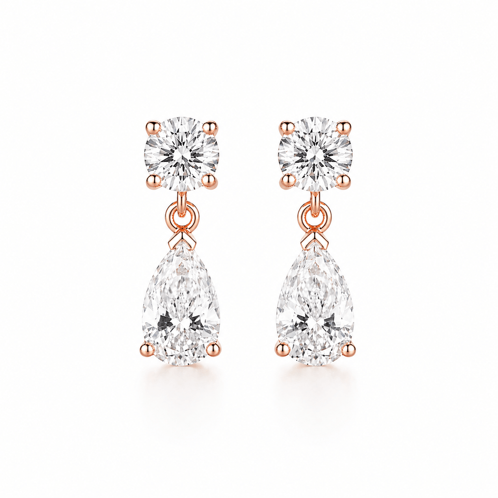 Flow Diamond Drop Earrings (Pair) fine-jewelry Cha Diamonds