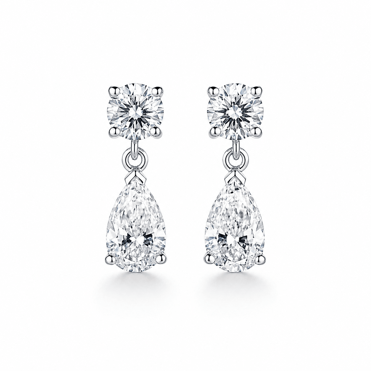 Flow Diamond Drop Earrings (Pair) fine-jewelry Cha Diamonds