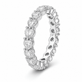Heart Cut Eternity Ring fine - jewelry Cha Diamonds