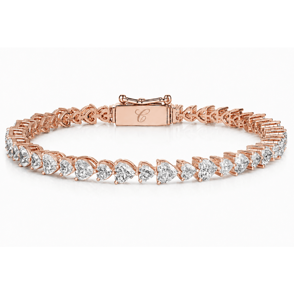 Heart Tennis Armband Cha Diamonds