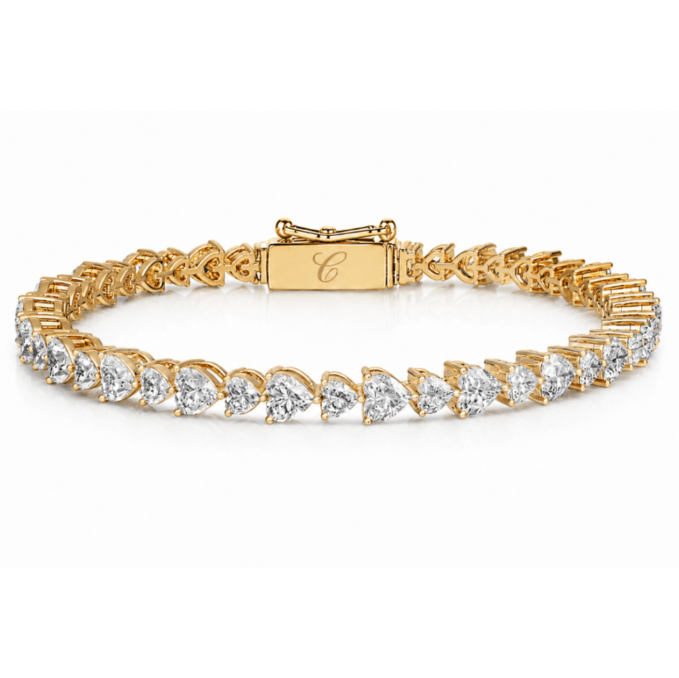 Heart Tennis Armband Cha Diamonds