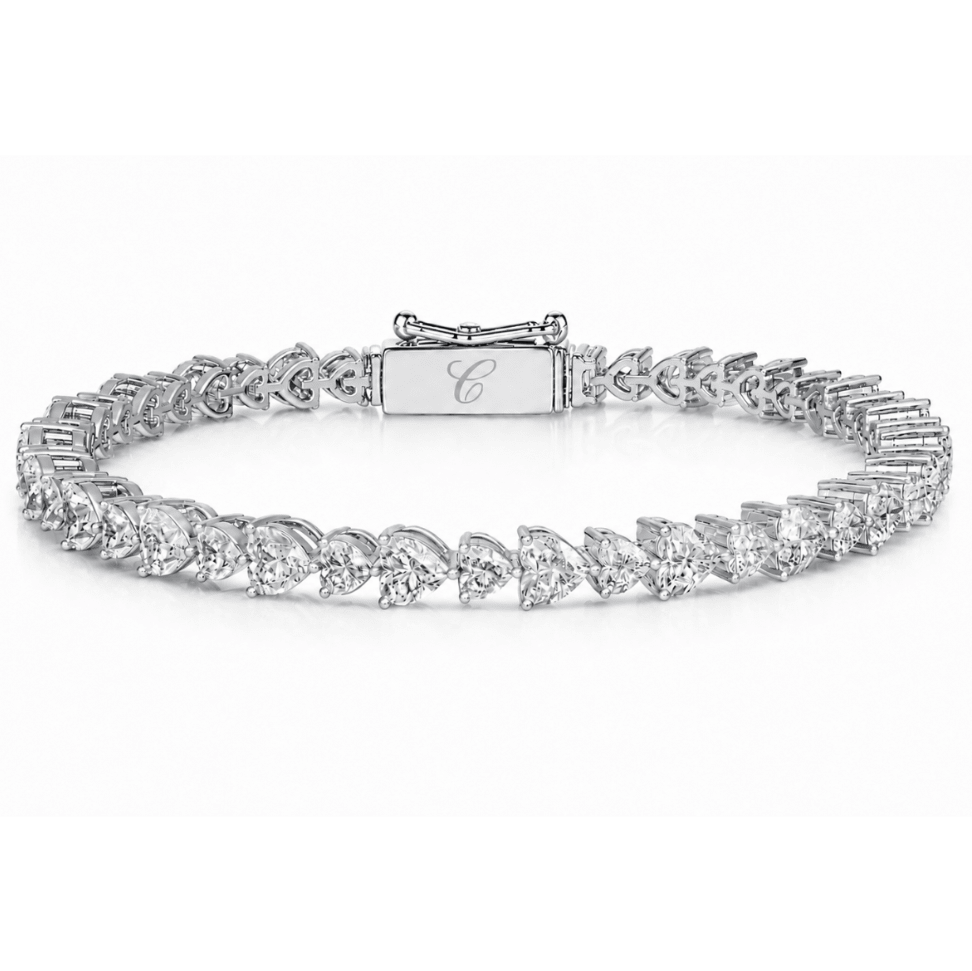 Heart Tennis Armband Cha Diamonds