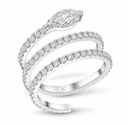 Marquise Cut Multi Row Ring fine-jewelry Cha Diamonds
