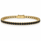 Midnight Bold Tennis Armband (Natural grown) Cha Diamonds